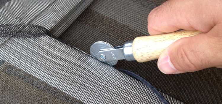 metal screen door repair in Chino